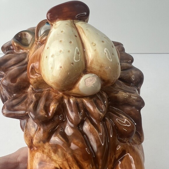 Kookie Kritters Lion Bank by Doug Harris Signed - Picture 6 of 11